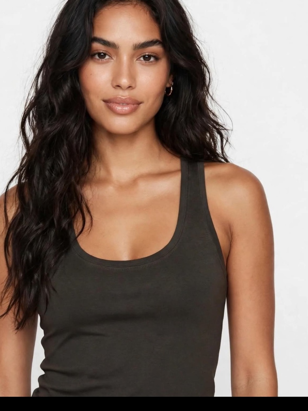 Zara Charcoal Gray Women's Tank Top